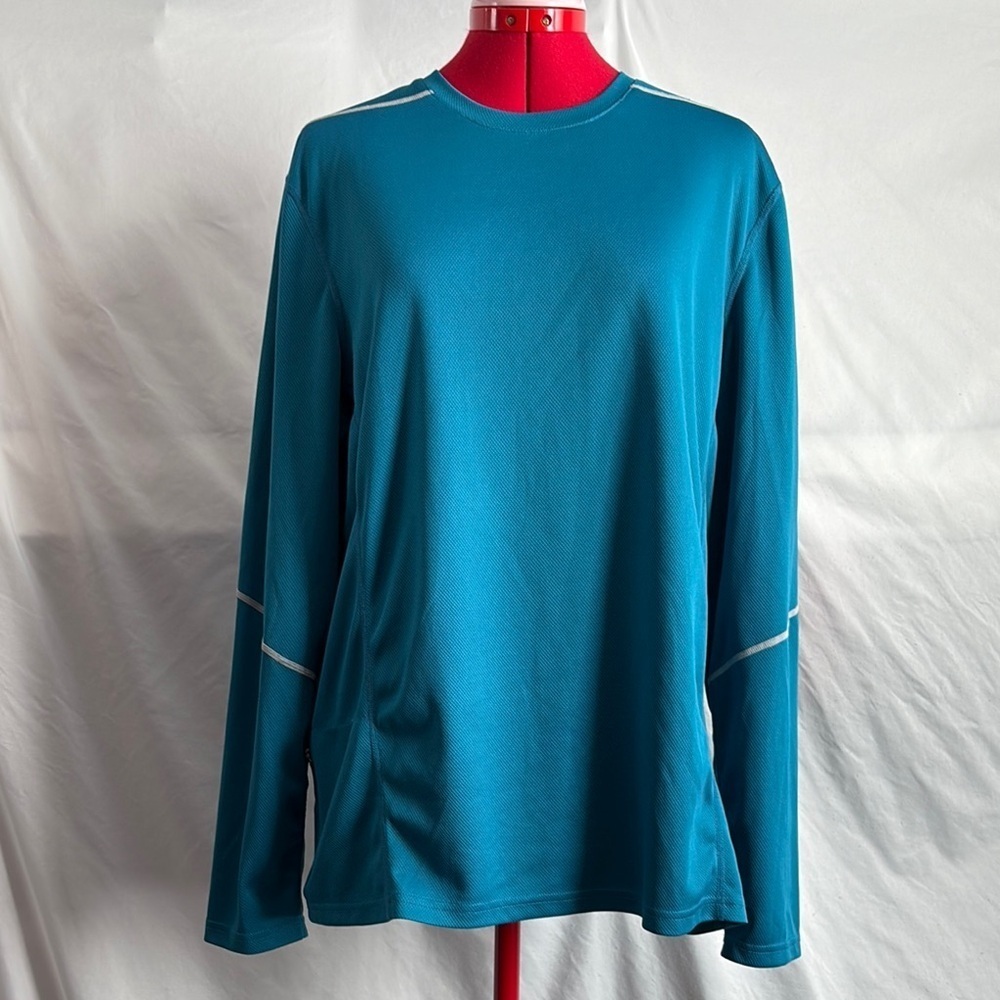 LL18 Matrix Teal Long Sleeve Tee